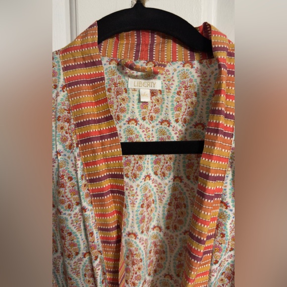 Liberty Colorful Patterned Robe with Belt Size M/L …Excellent condition - Picture 3 of 3